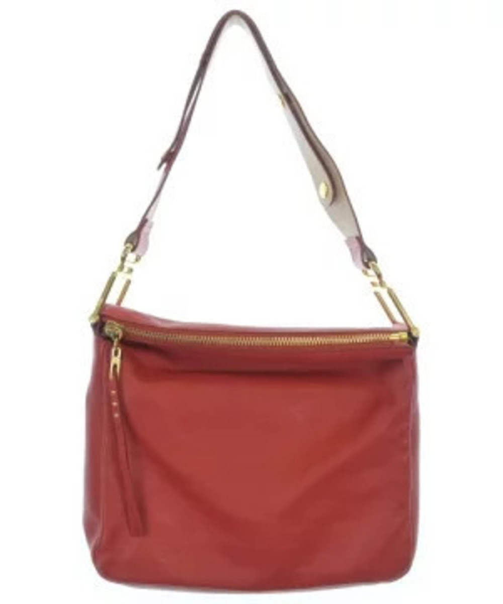 Chloe Vanessa leather shoulder bag top zip closure Red